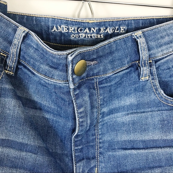 American Eagle | Distressed Hi-Rise Jegging Medium - Picture 7 of 12
